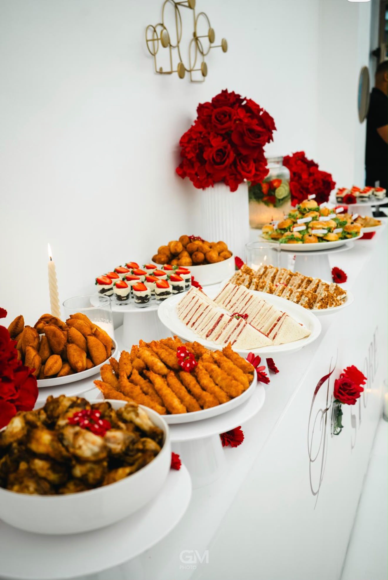 Buffet en plan large