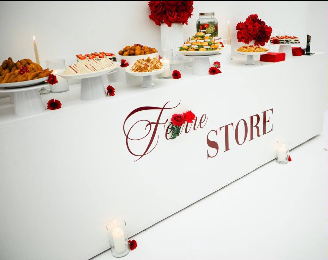 Buffet soigné lors d’un événement professionnel